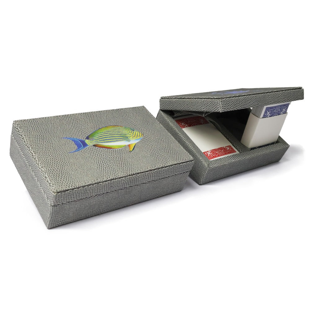 BARAJAS LUJO REPTIL GRIS