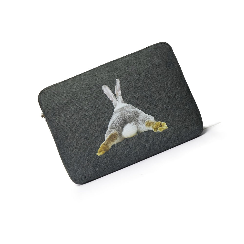 PORTA LAPTOP 13 FIORE GRAFITO