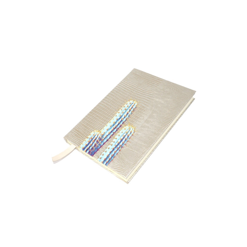 LIBRETA TEJUS PLATA BEIGE