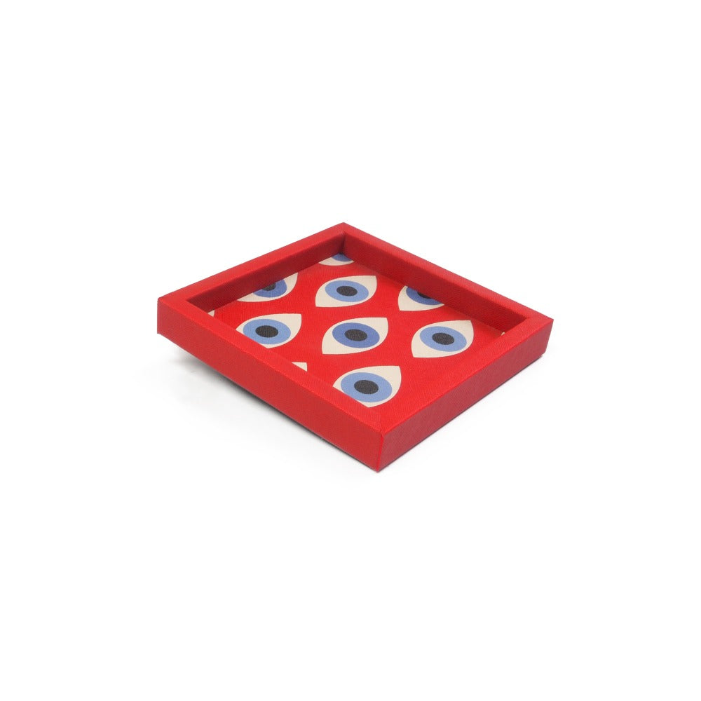 CHAROLA 15 X 15 FORRO ROJO