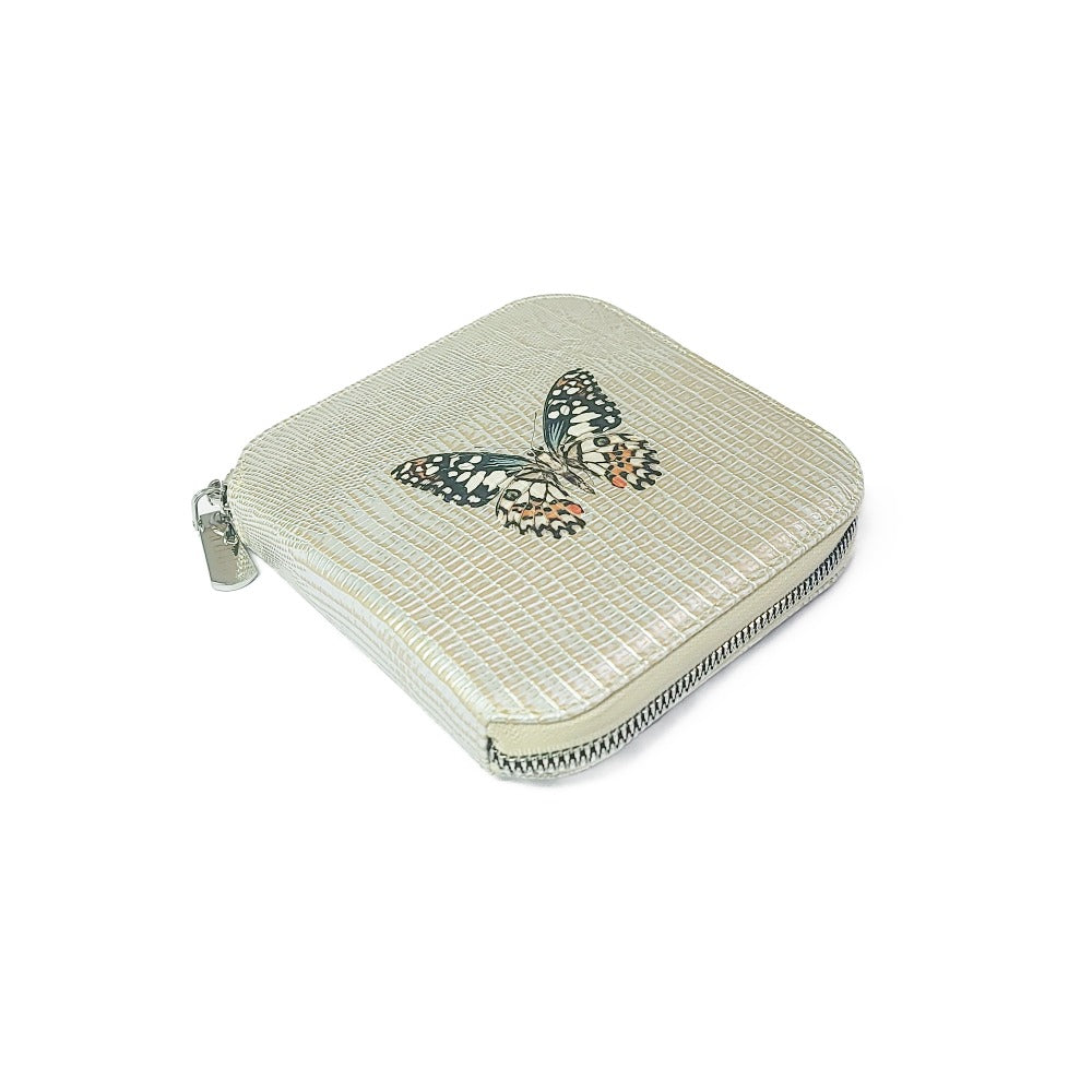 JOYERO DE VIAJE TEJUS PLATA BEIGE