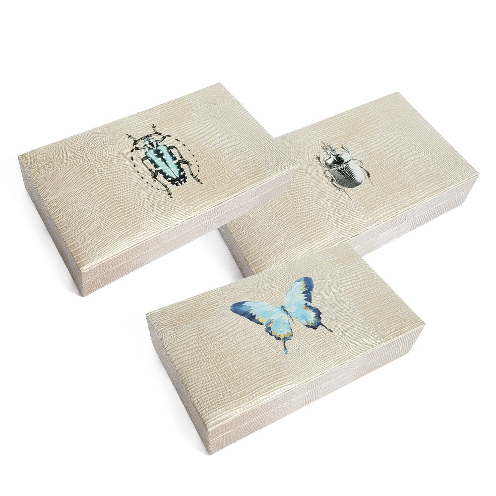 JOYERO ESPECIAL TEJUS PLATA BEIGE