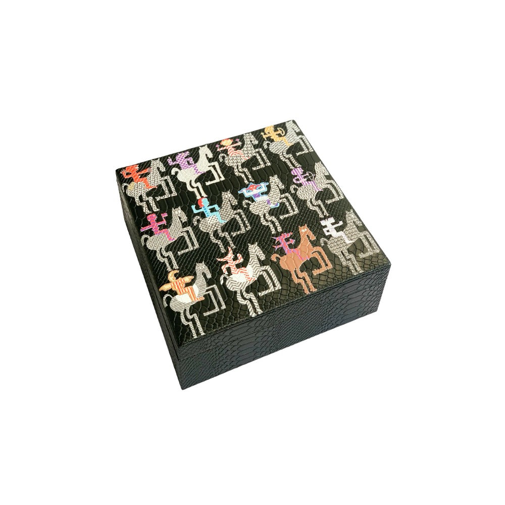 CAJA DE TE 4 NEGRO MATE PEDRO FRIEDEBERG