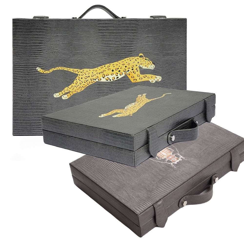 BACKGAMMON MEDIANO GRIS ARMADILLO