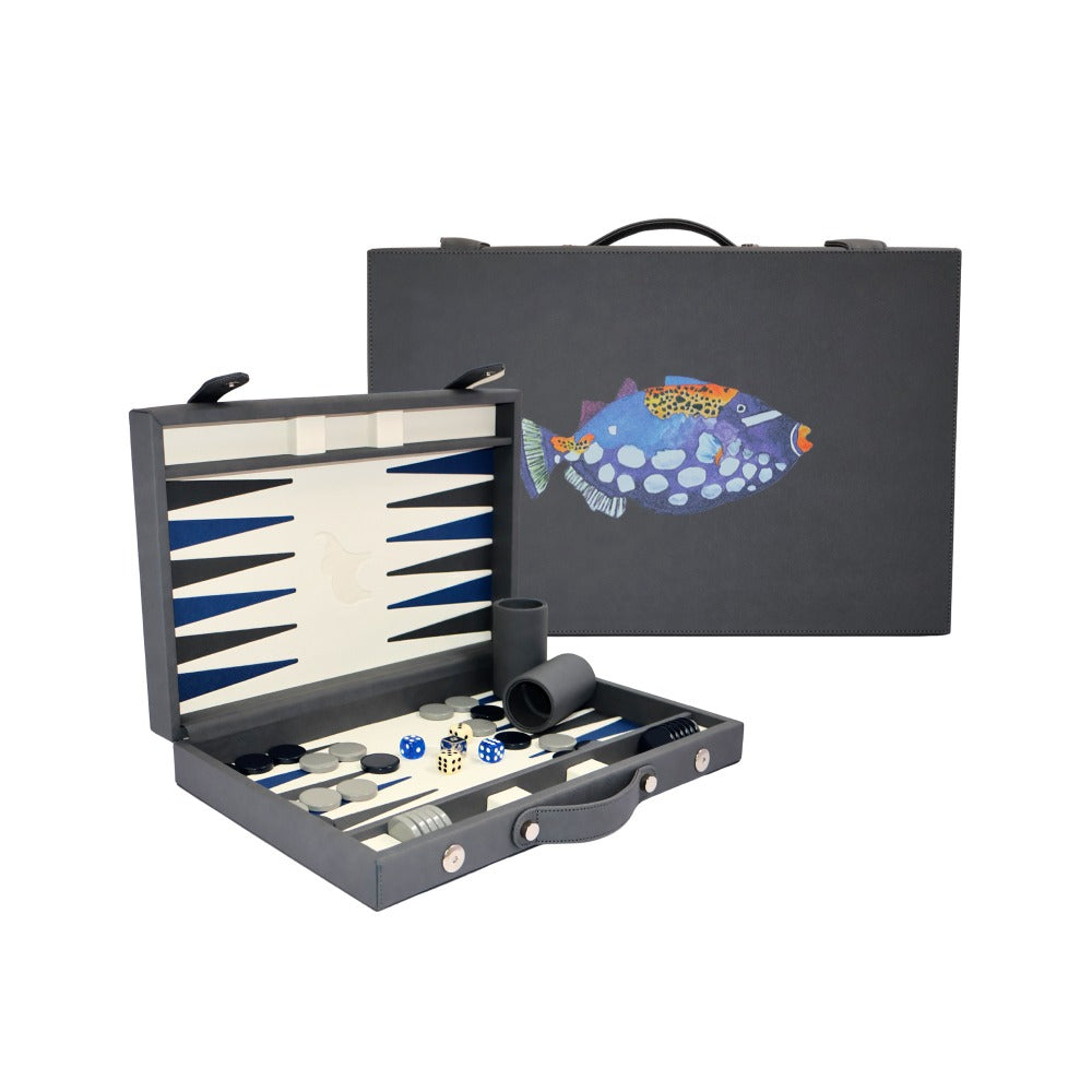 BACKGAMMON MEDIANO FORRO COOL GREY