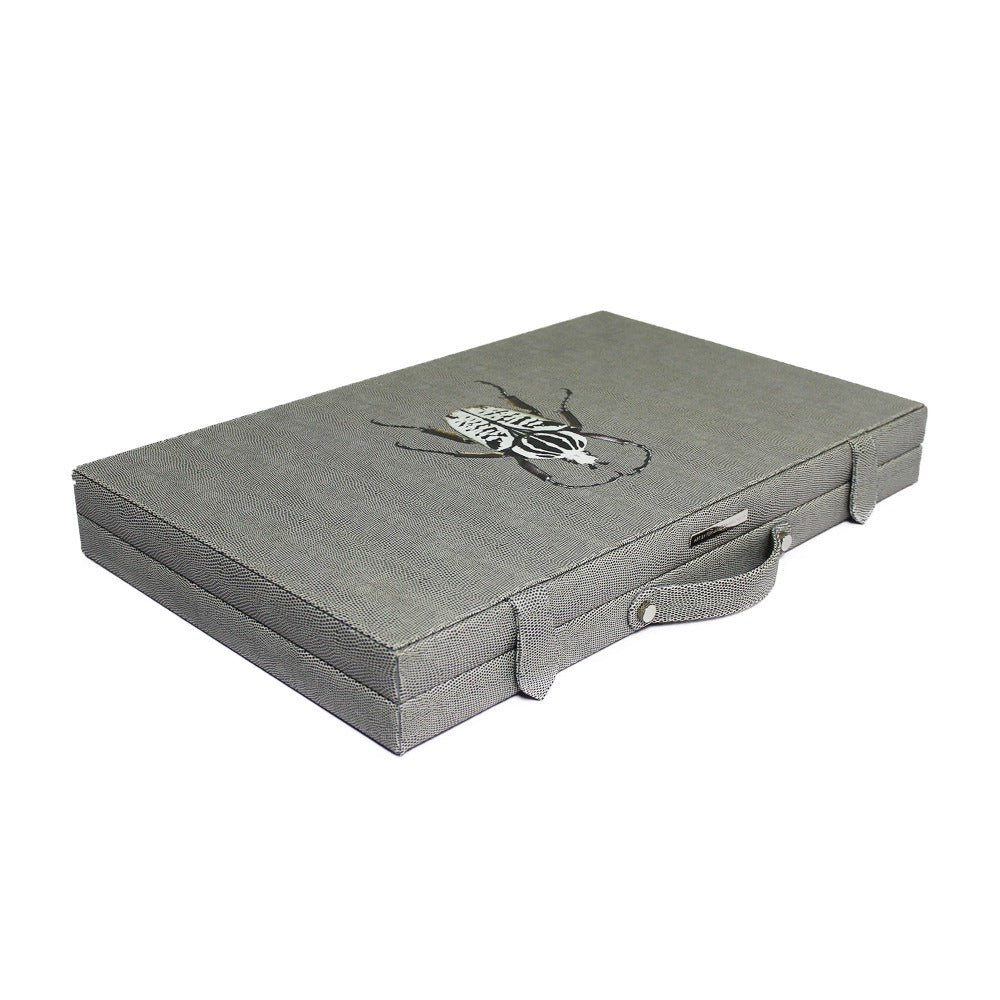 BACKGAMMON GRANDE REPTIL GRIS