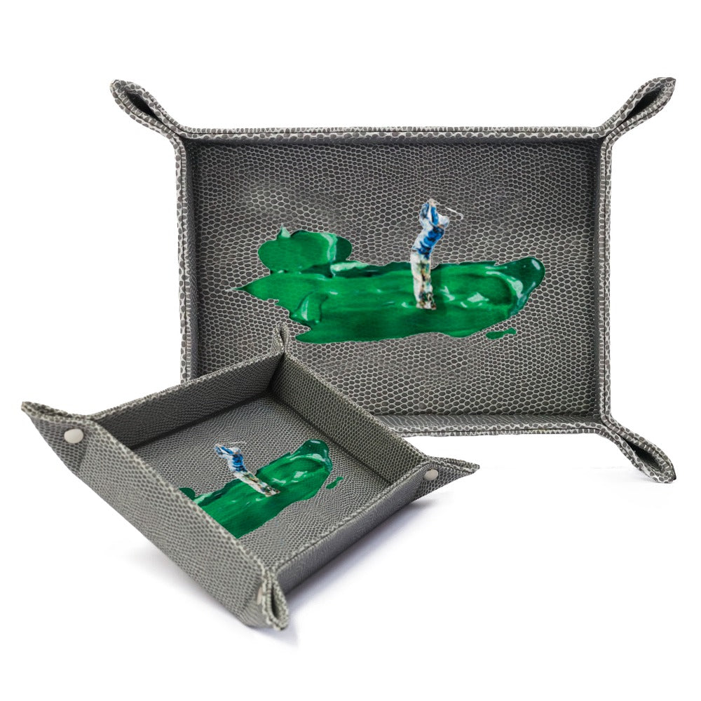 VACIA BOLSILLOS CHICO REPTIL GRIS TAY XACUR