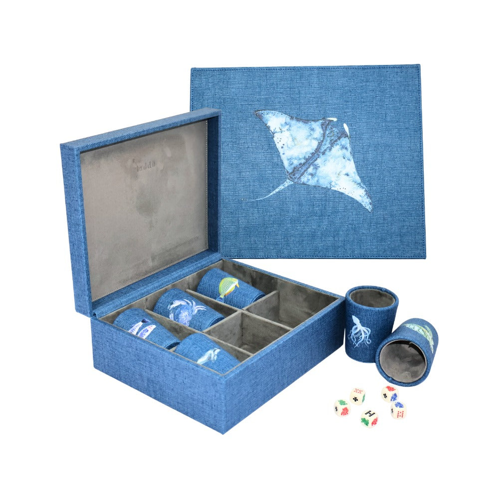 SET CUBILETES FIORE OCEANO