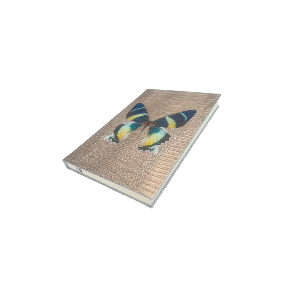 LIBRETA TEJUS PLATA BEIGE