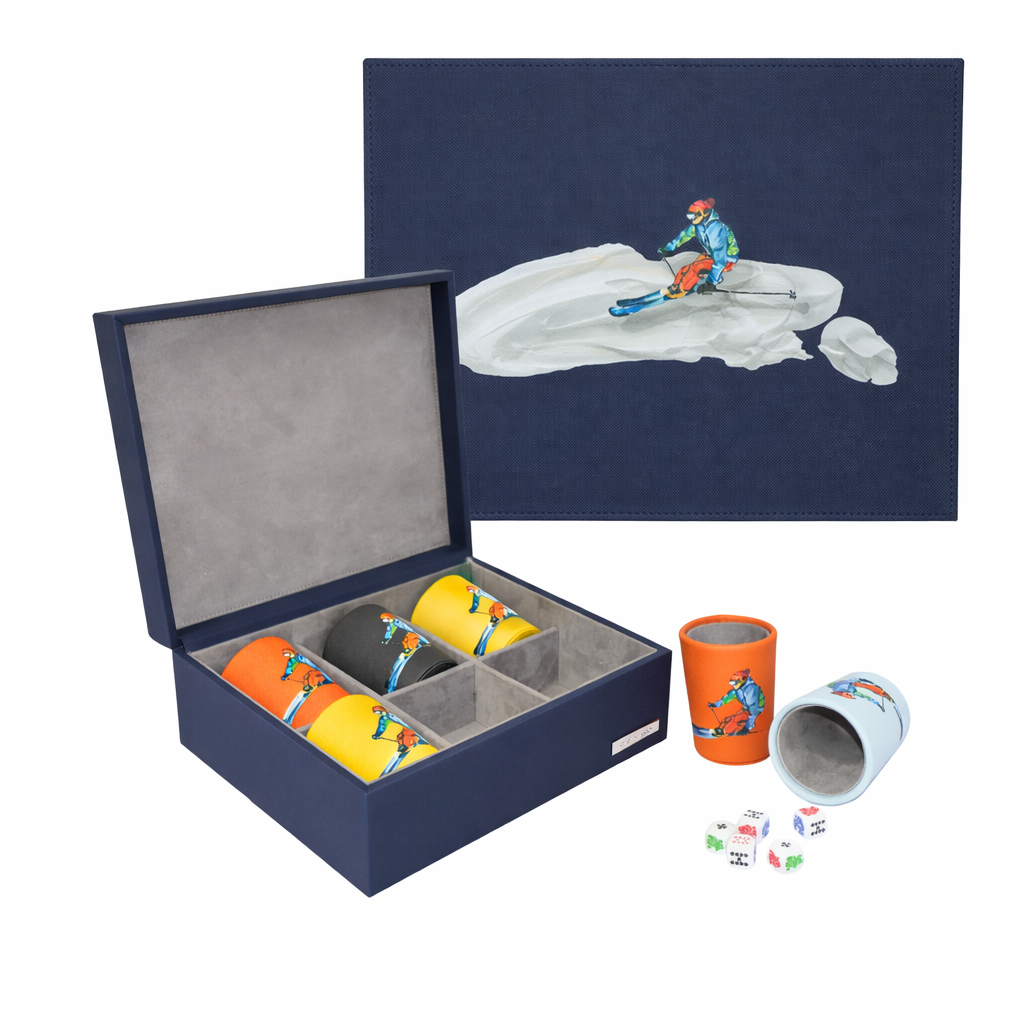 SET CUBILETES FORRO AZUL NOCHE TAY XACUR