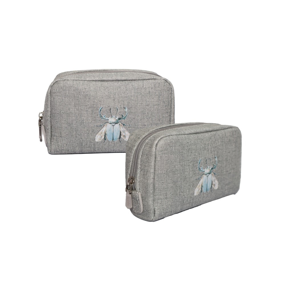 POUCH MONKEY FIORE GRIS