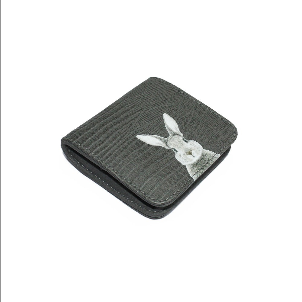 MONEDERO CUADRADO GRIS ARMADILLO