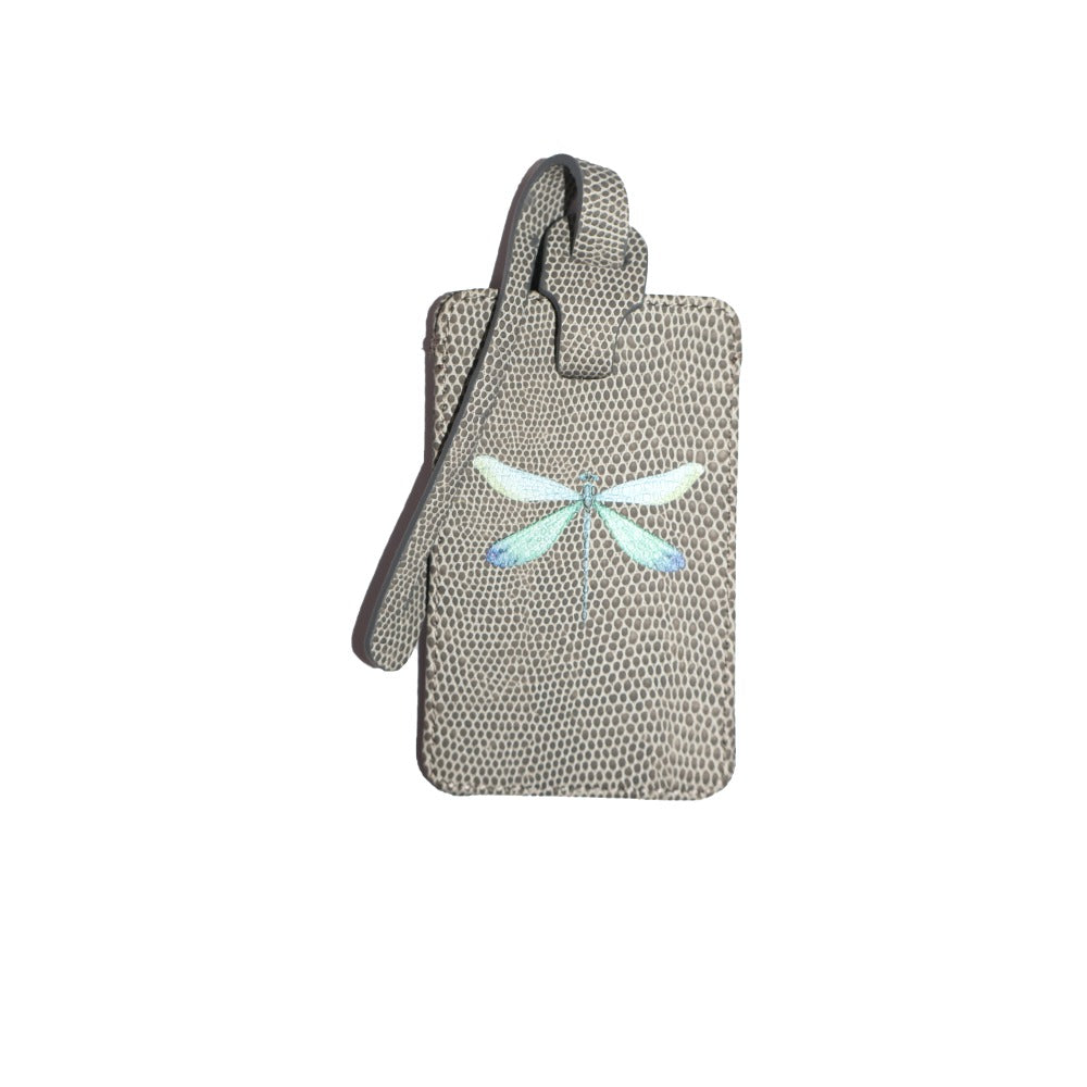 TAG PARA MALETA REPTIL GRIS