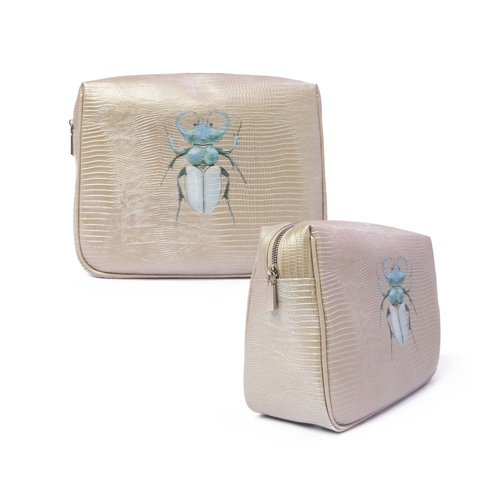 NECESER GRANDE TEJUS PLATA BEIGE