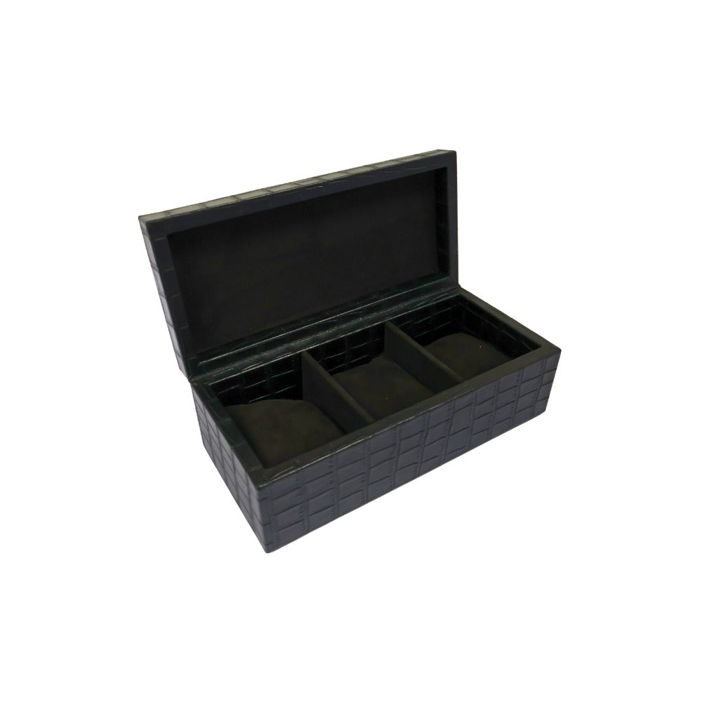 RELOJERA PIEL 3 ESPACIOS