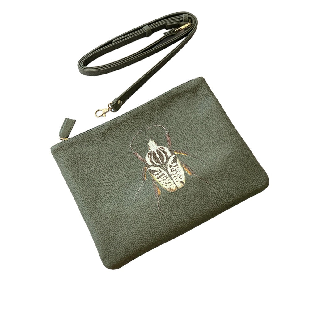 BOLSA DELFINA HOLLY 512 GRIS OSCURO