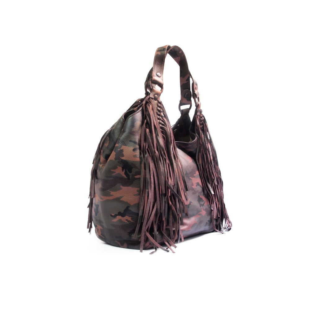 BOLSA JANICE CAMUFLAJE VINO