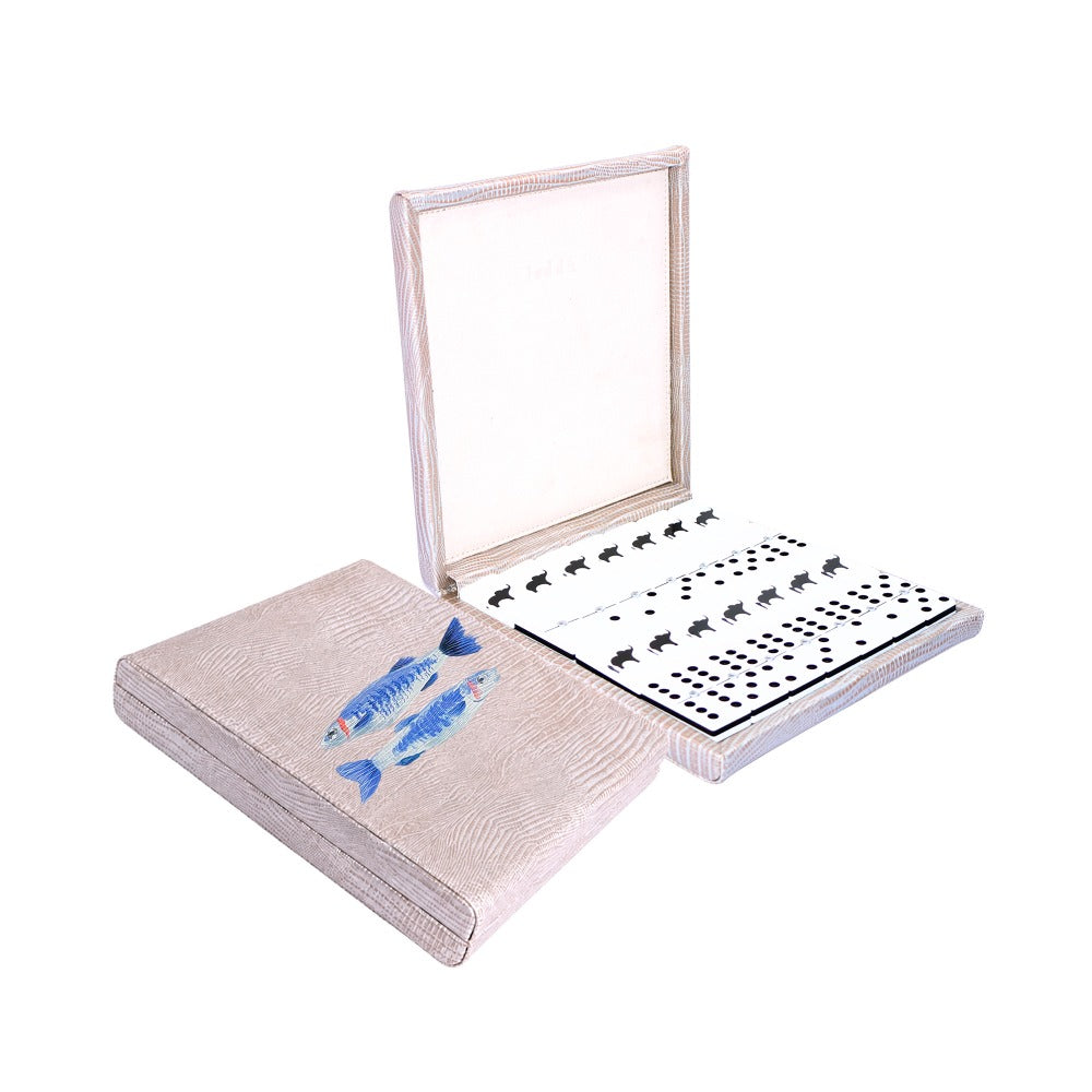 ENGLISH DOMINO TEJUS SILVER BEIGE