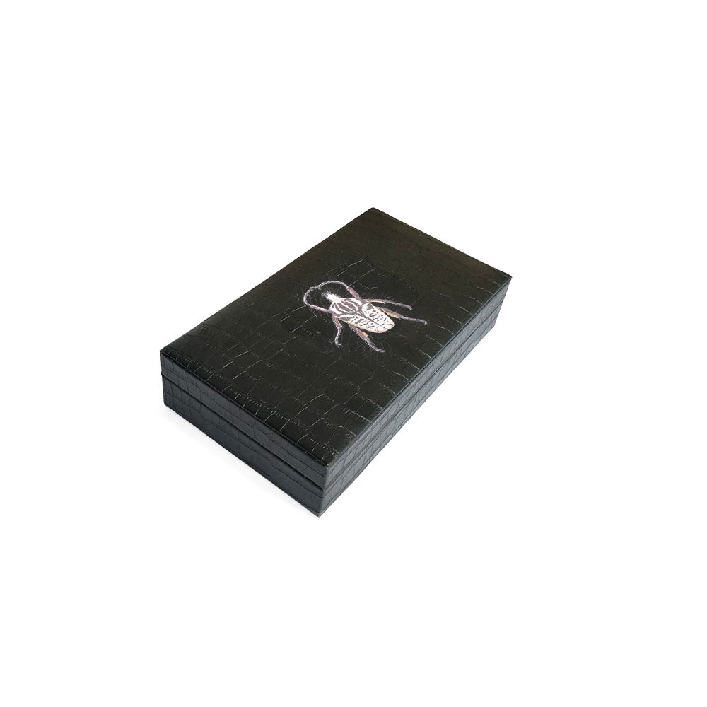 JOYERO ESPECIAL CROCO GLOSY NEGRO