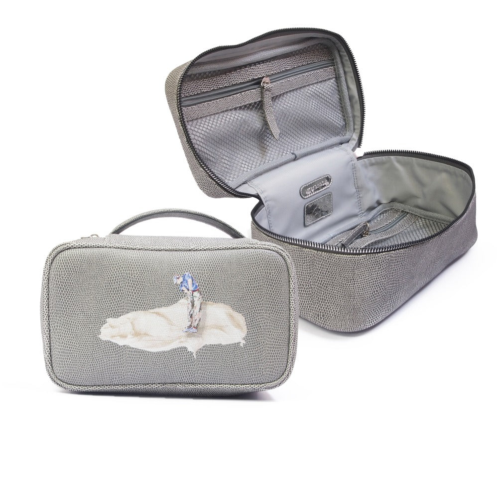 GOLF POUCH REPTIL GRIS TAY XACUR