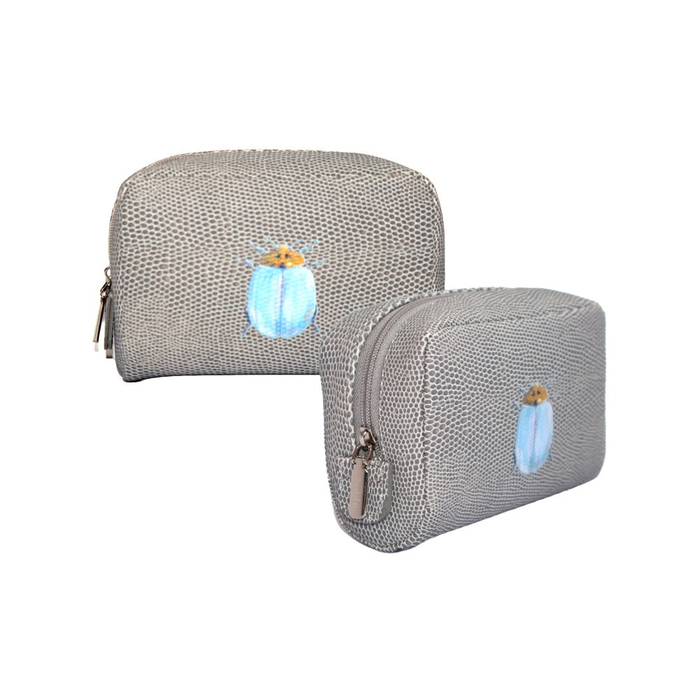 POUCH MONKEY REPTIL GRIS