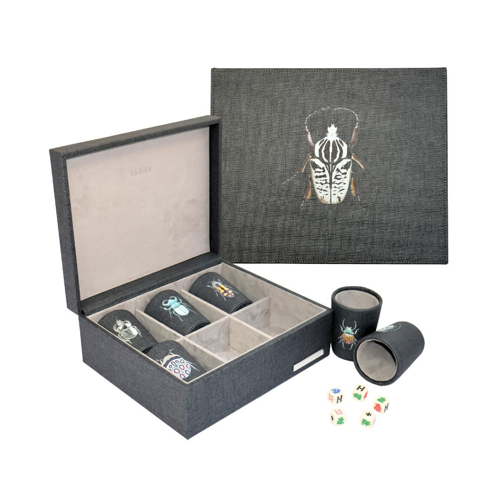 SET CUBILETES FIORE NEGRO