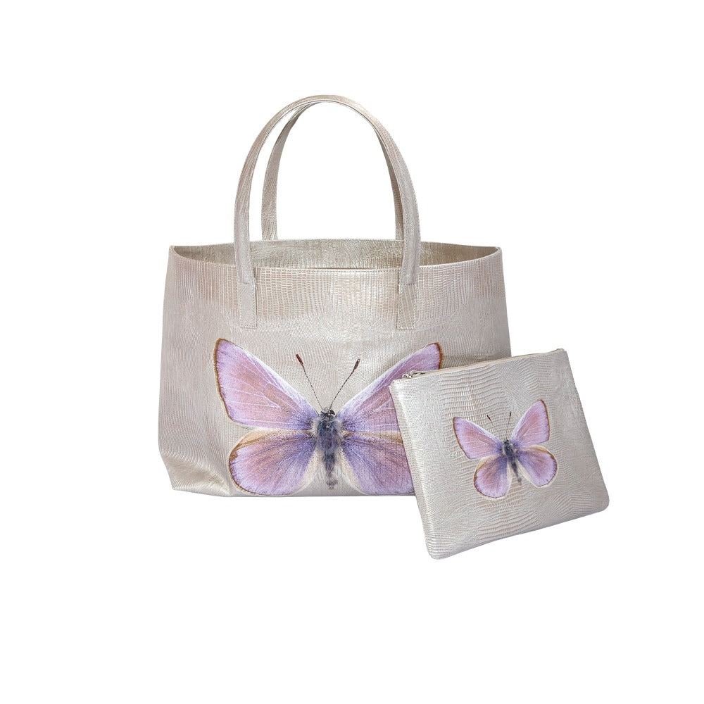 BOLSA MATEA PLAYA TEJUS PLATA BEIGE