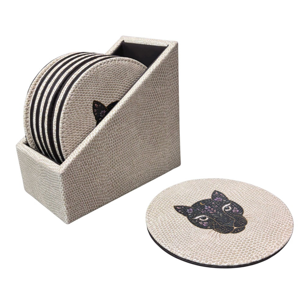 ESTUCHE PORTA VASOS CIRCULARES 12 JAGUAR