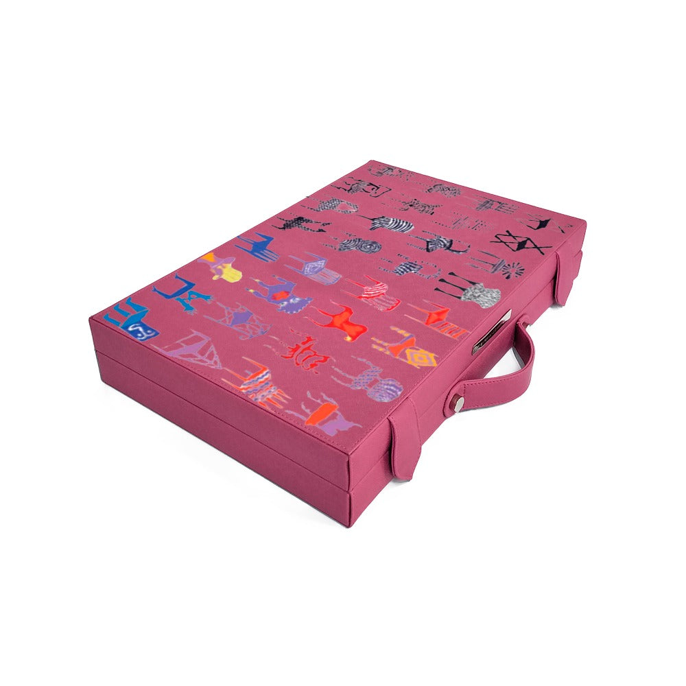 BACKGAMMON MEDIANO FORRO MAGENTA PEDRO FRIEDEBERG