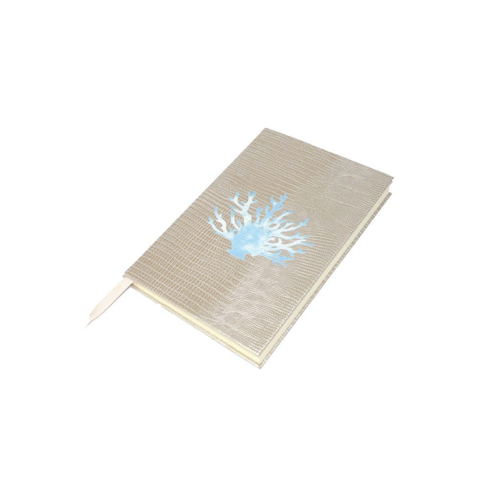 LIBRETA TEJUS PLATA BEIGE
