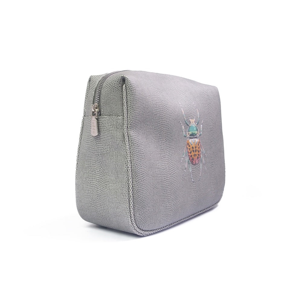NECESER EXTRA GRANDE REPTIL GRIS