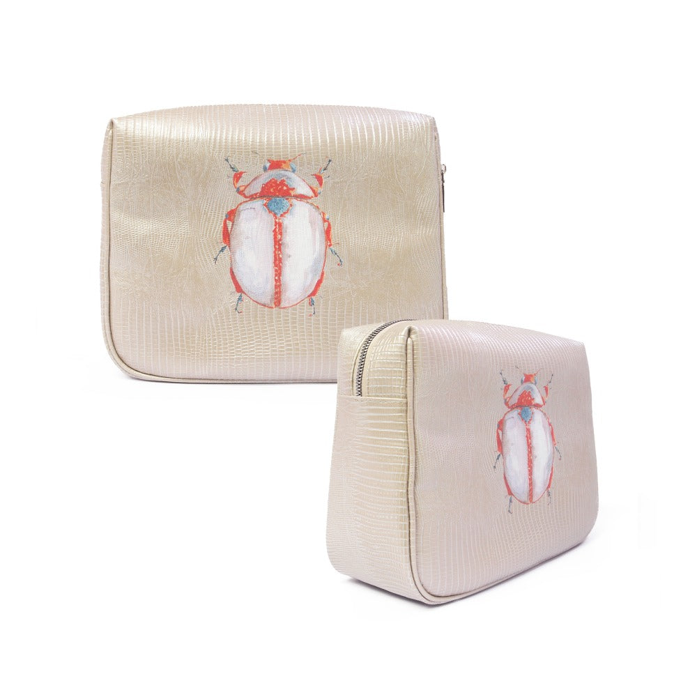 NECESER GRANDE TEJUS PLATA BEIGE