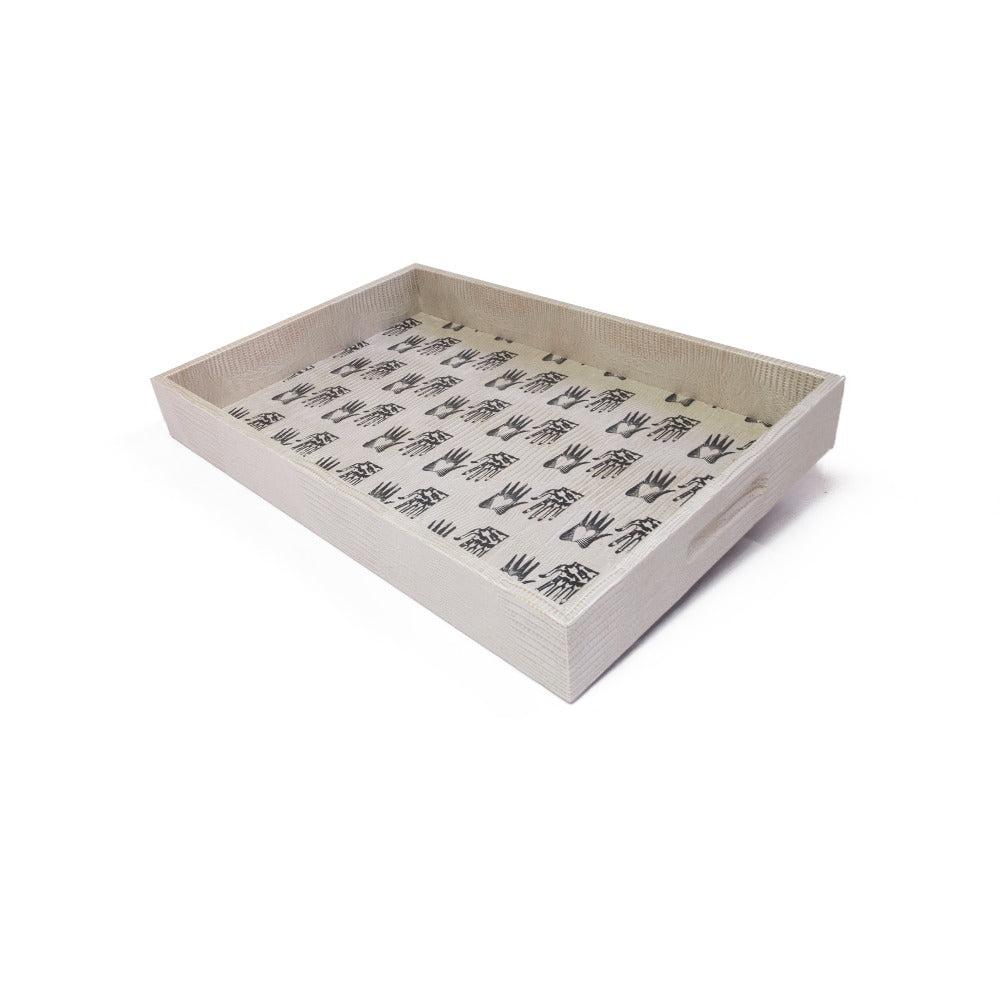 CHAROLA MEDIANA TEJUS PLATA BEIGE PEDRO FRIEDEBERG