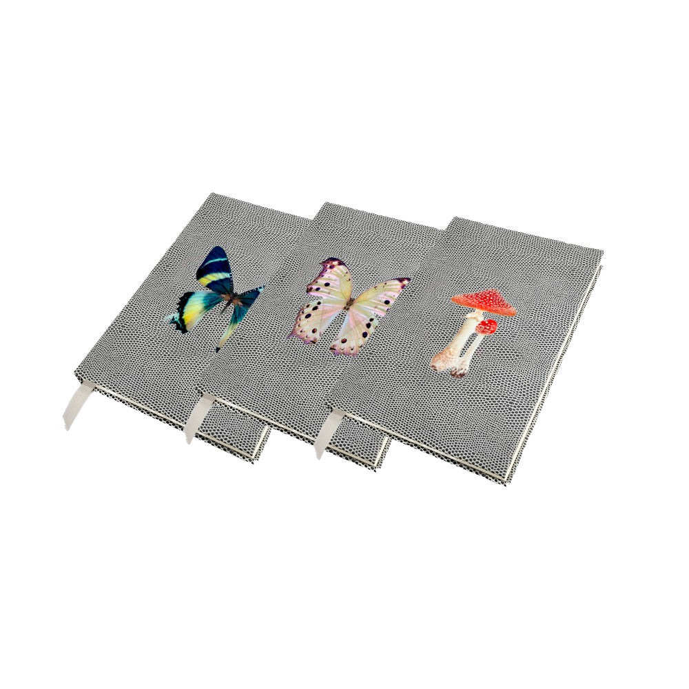LIBRETA REPTIL GRIS