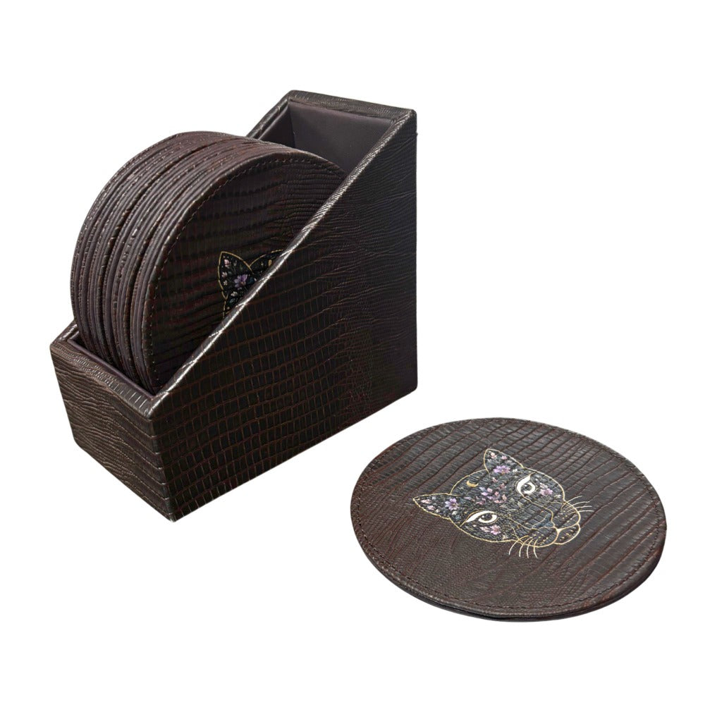 ESTUCHE PORTA VASOS CIRCULARES 12 JAGUAR