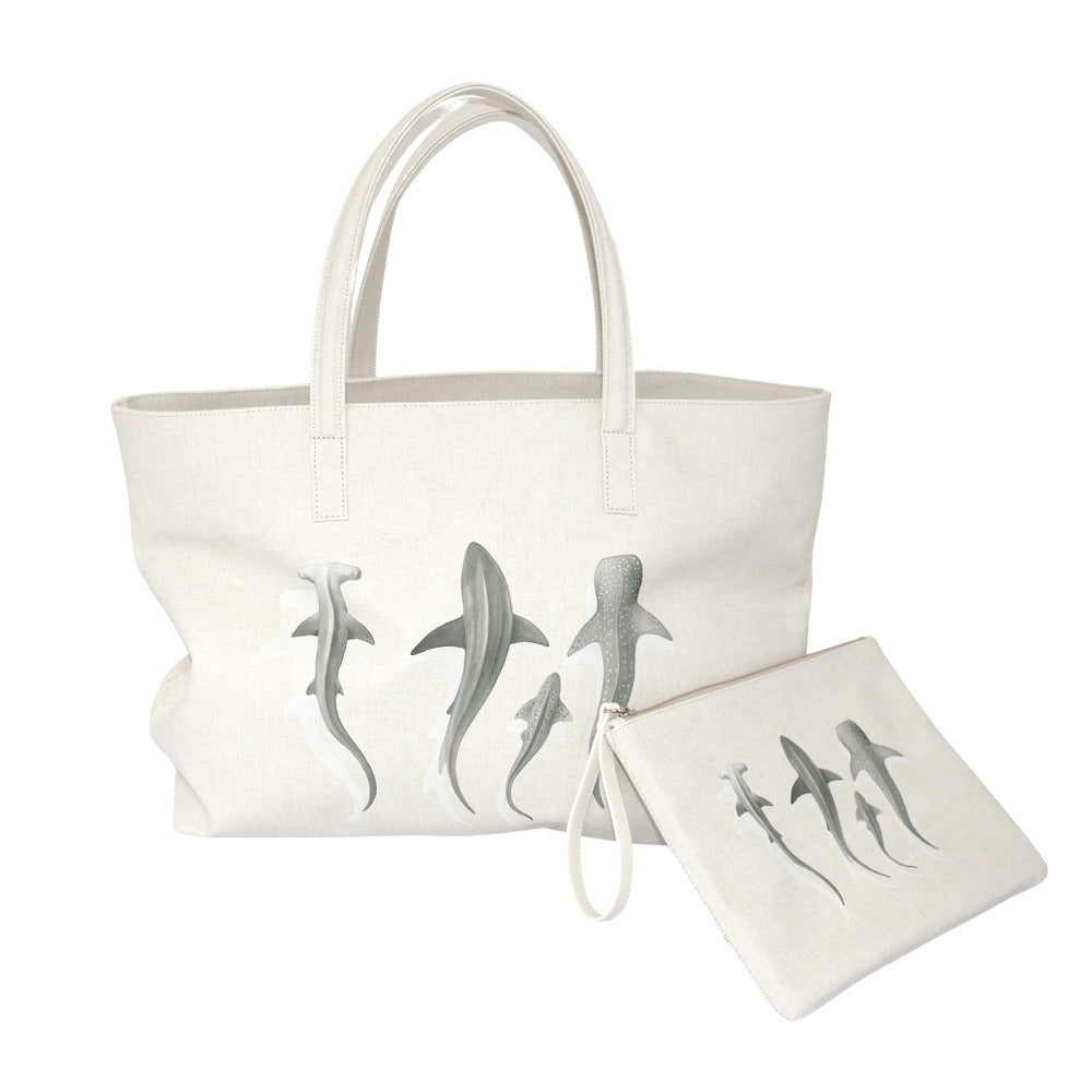 BOLSA MATEA PLAYA FIORE BLANCO