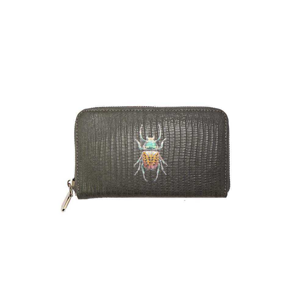 CARTERA MINI LICHA GRIS ARMADILLO