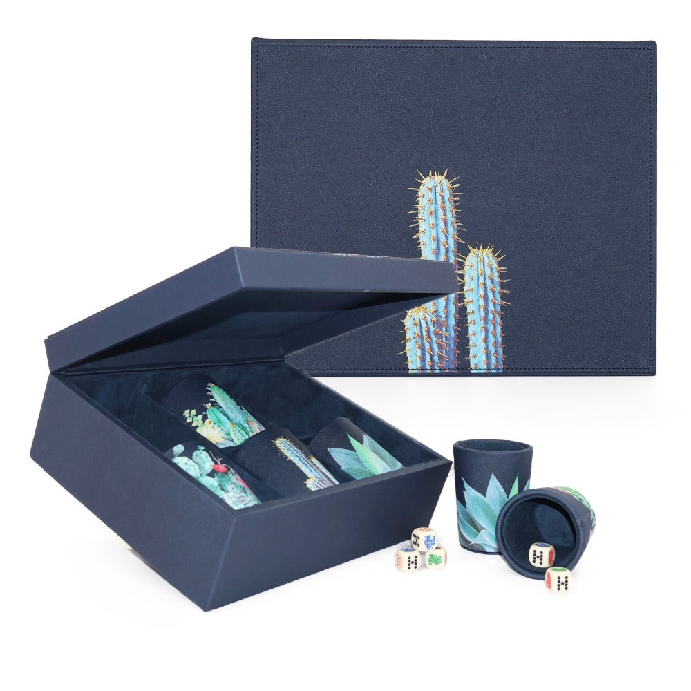 SET CUBILETES FORRO AZUL NOCHE