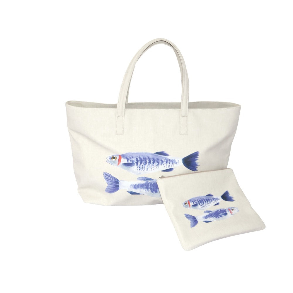 BOLSA MATEA PLAYA FIORE BLANCO