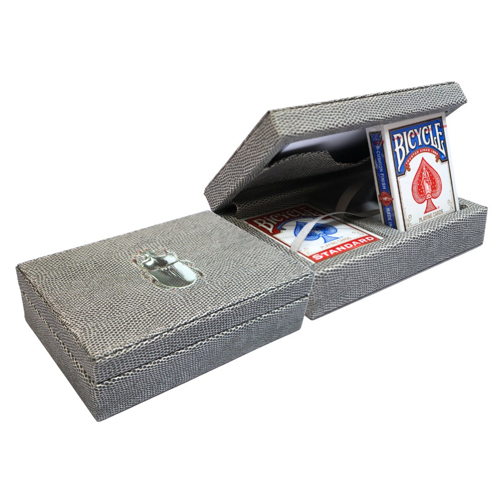 GREY REPTILE LUXURY PLAYING CARDS