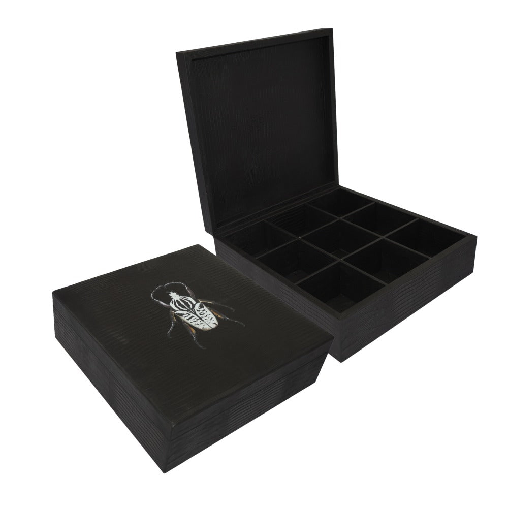 TEA BOX 9 ARMADILLO GREY