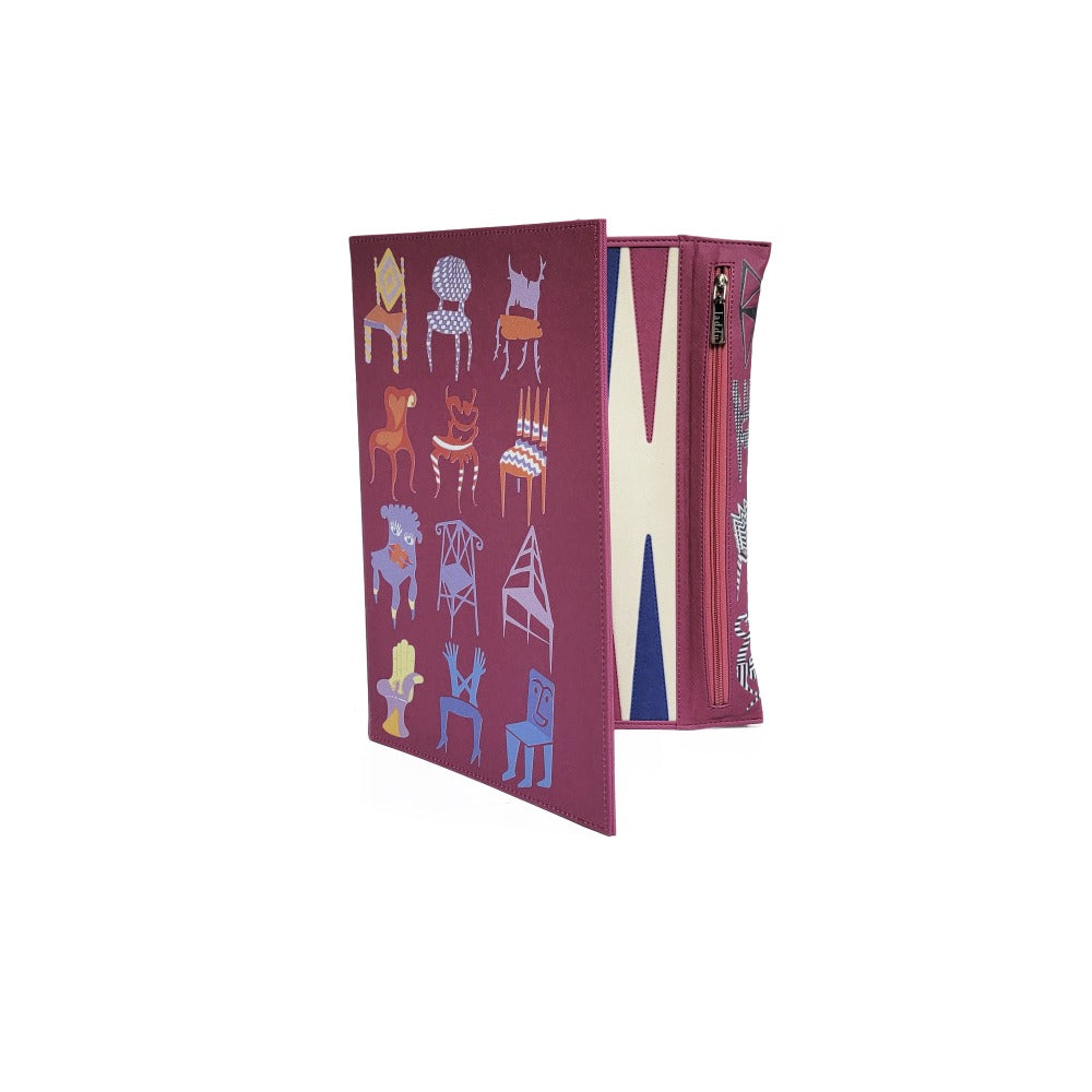 BACKGAMMON DE VIAJE FORRO MAGENTA PEDRO FRIDEBERG