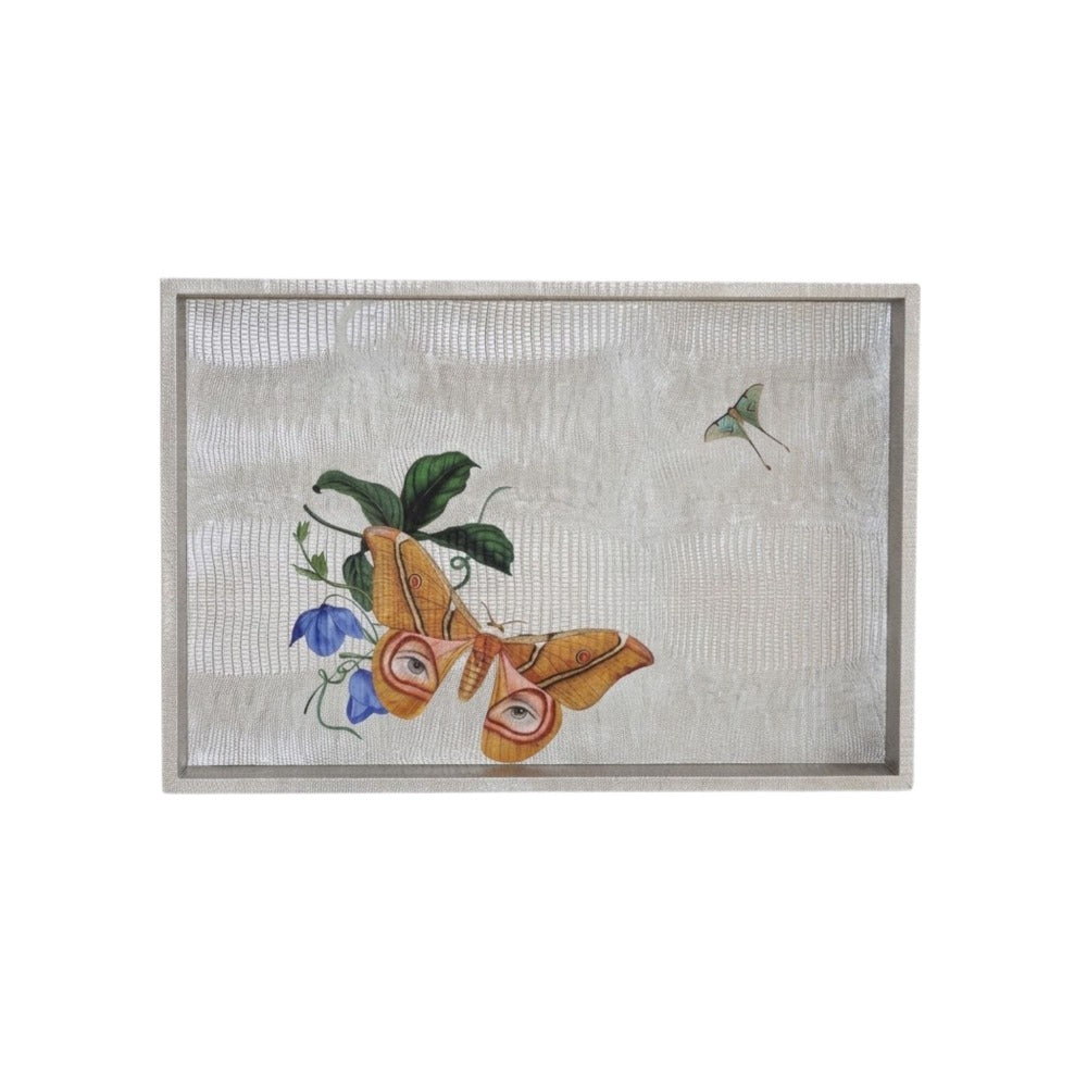CHAROLA MEDIANA TEJUS PLATA BEIGE
