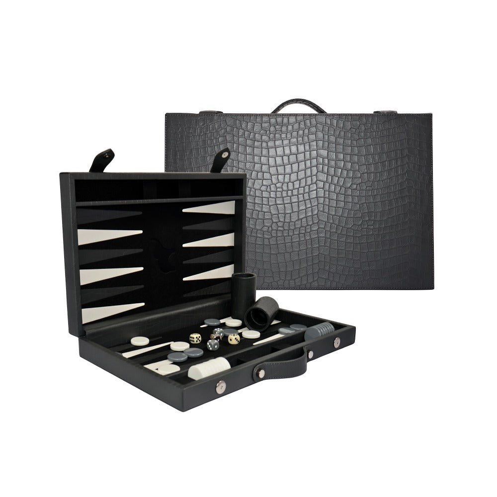 BACKGAMMON MEDIANO PIEL