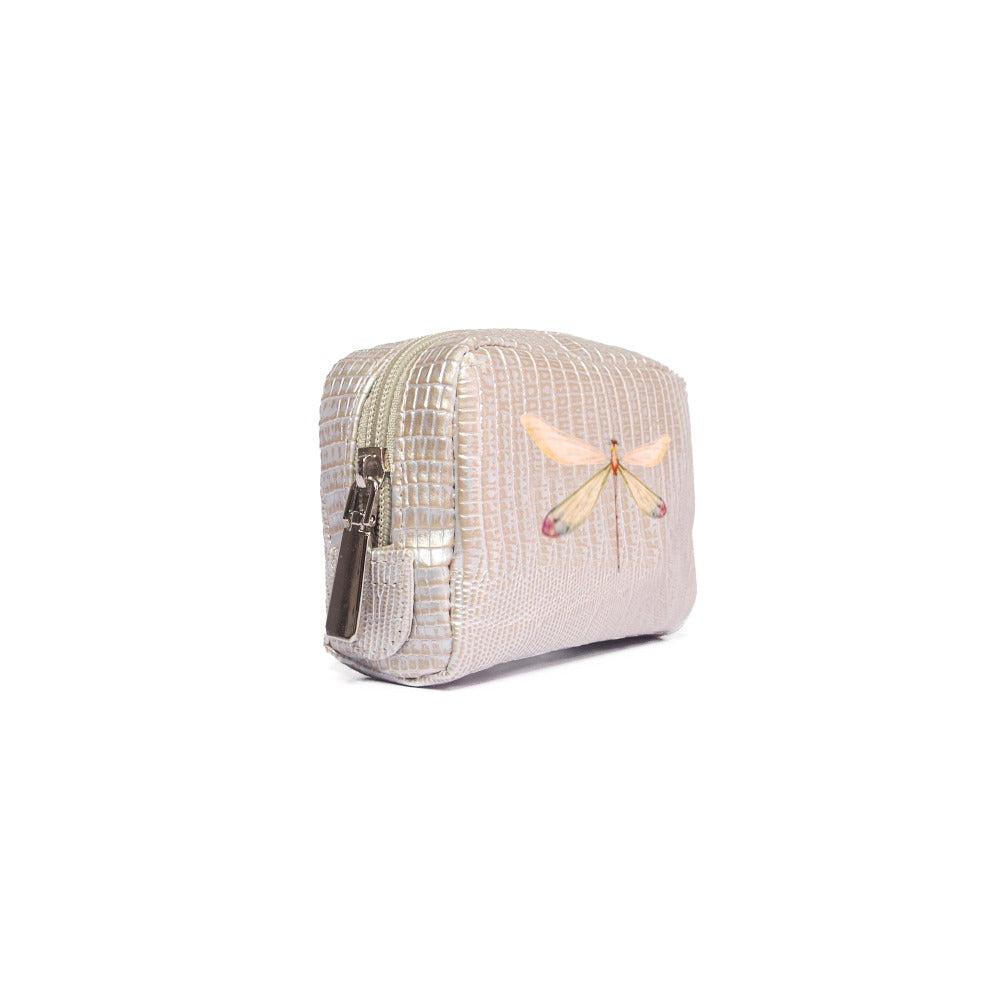 POUCH MONKEY TEJUS PLATA BEIGE