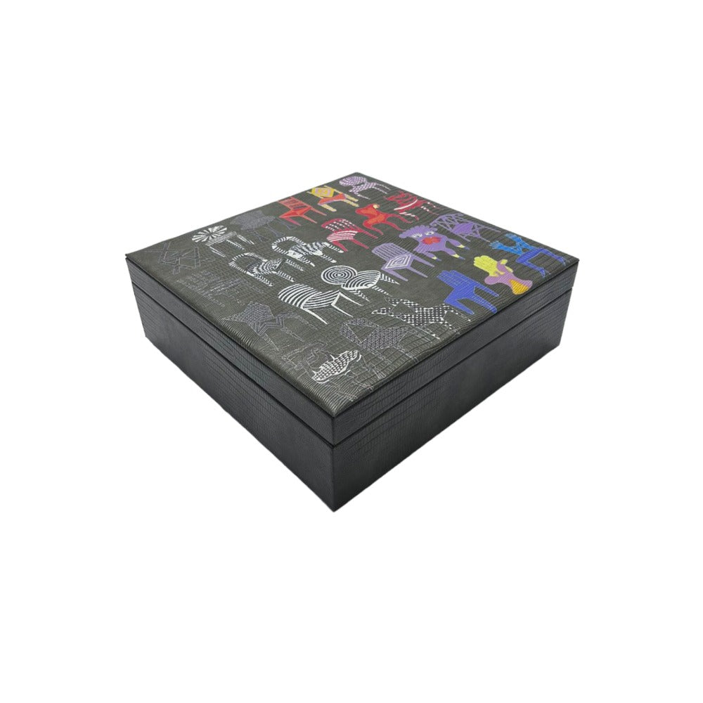 CAJA DECORATIVA GRANDE GRIS ARMADILLO PEDRO FRIEDEBERG