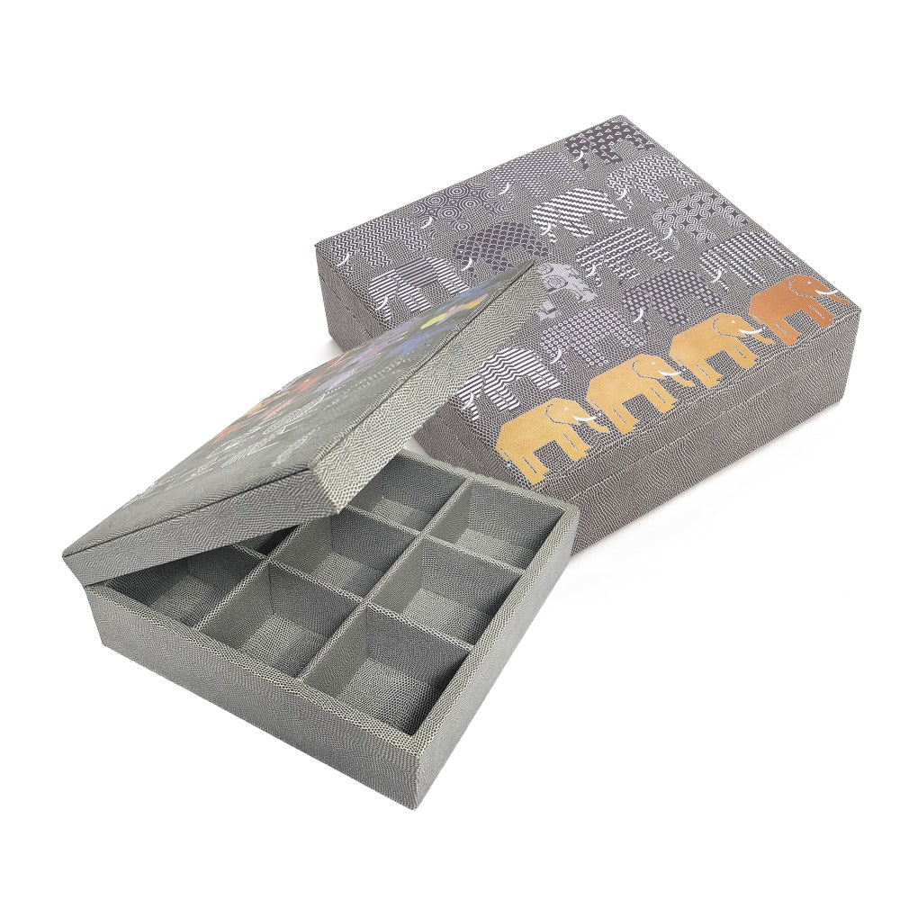 CAJA DE TE 9 REPTIL GRIS PEDRO FRIEDEBERG