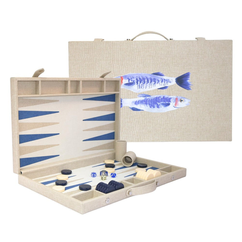 BACKGAMMON GRANDE FIORE BEIGE