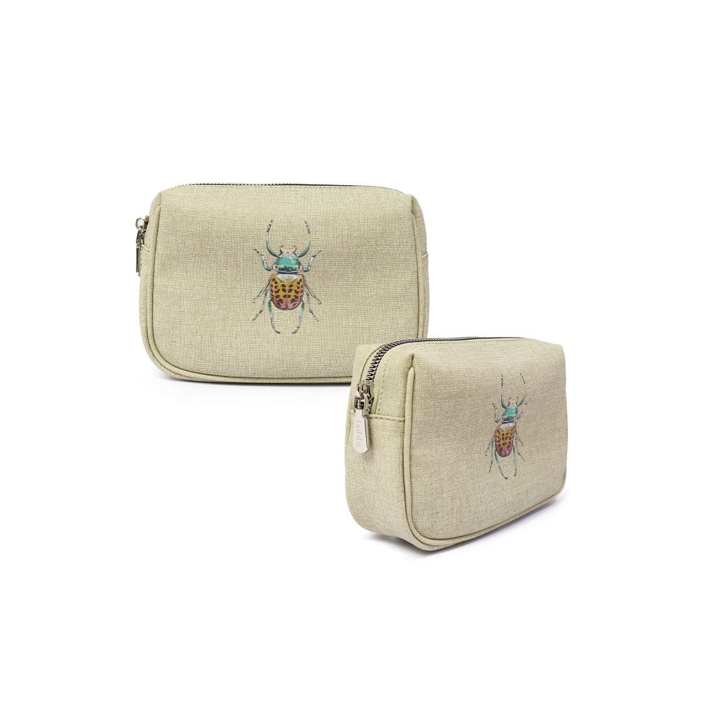 NECESER MINI FIORE BEIGE