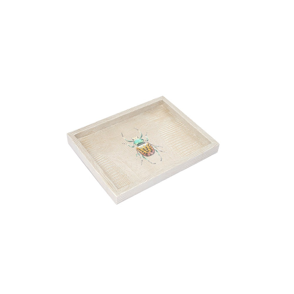 CHAROLA LADDU TEJUS PLATA BEIGE